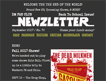 Tablet Screenshot of deadmilkmen.com